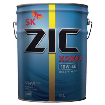 Масло моторное полусинтетическое R ZIC X5000 10W-40, 20 литров